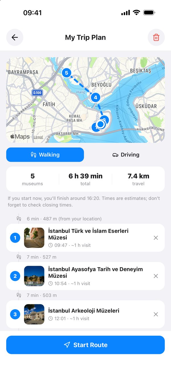 Trip plan
